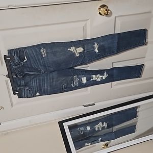 A&F high rise skinny jeans